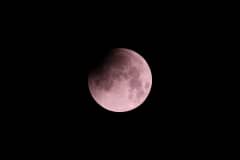 Start of the total lunar eclipse - 28 Sep 2015