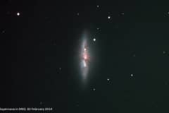 M82 with Supernova