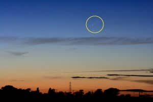 Comet C/2020 F3 Neowise in twilight